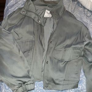 Green soft Abercrombie jacket
